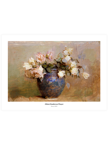 Handerson Thayer Roses - Art Print