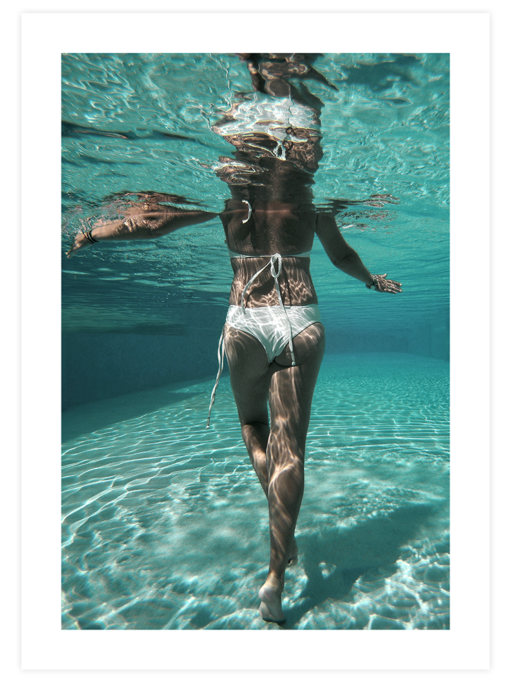 Havuzda - Art Print Fotoğraflar Poster