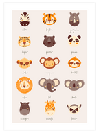 Hayvanlar - Art Print