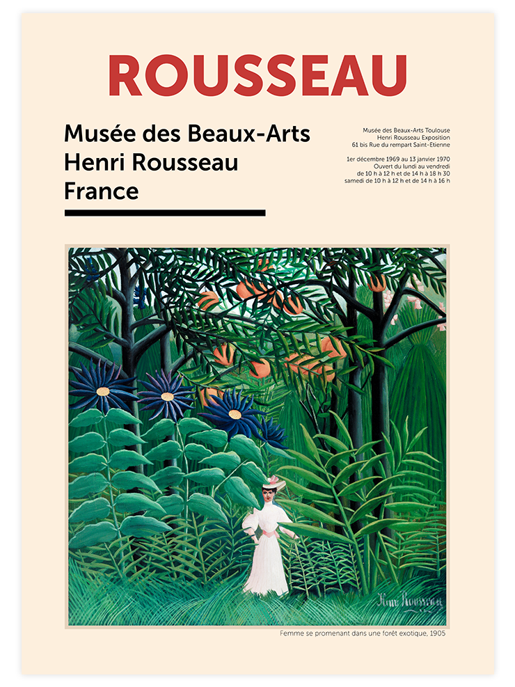 Henri Rousseau Afiş N2 - Art Print Ürün ana görseli