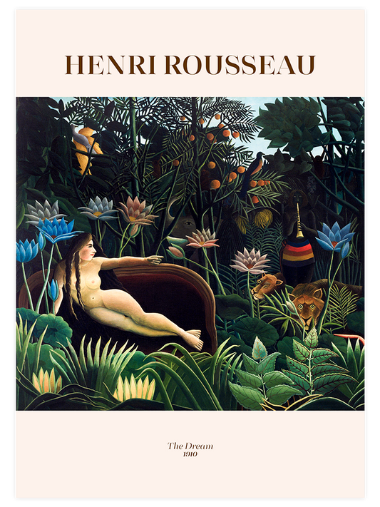 Henri Rousseau The Dream Poster - Giclée Baskı