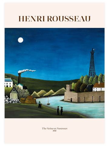 Rousseau The Seine At Suresnes - Art Print
