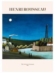 Henri Rousseau The Seine At Suresnes - Fine Art Poster