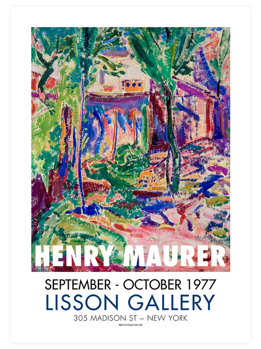 Henry Maurer Afiş N2 - Art Print