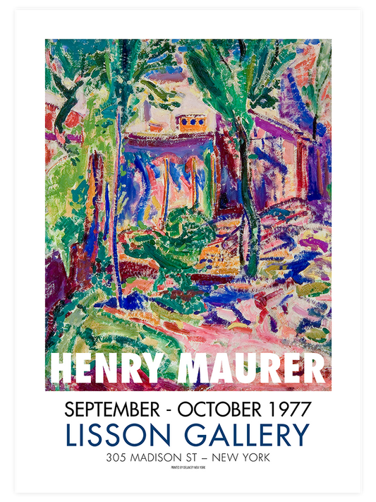 Henry Maurer Afiş N2 Poster - Giclée Baskı