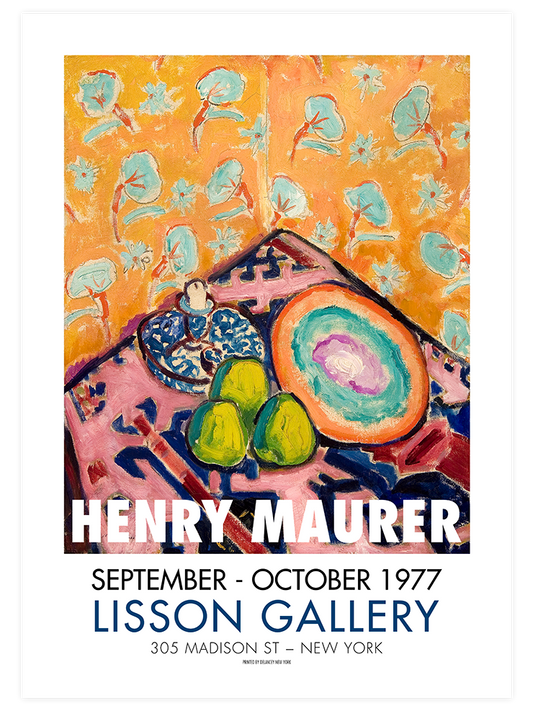 Henry Maurer Afiş N3 Poster - Giclée Baskı