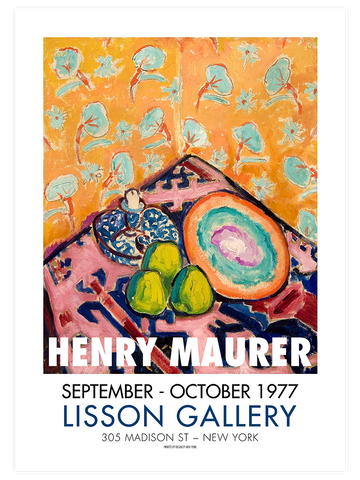 Henry Maurer Afiş N3 - Art Print