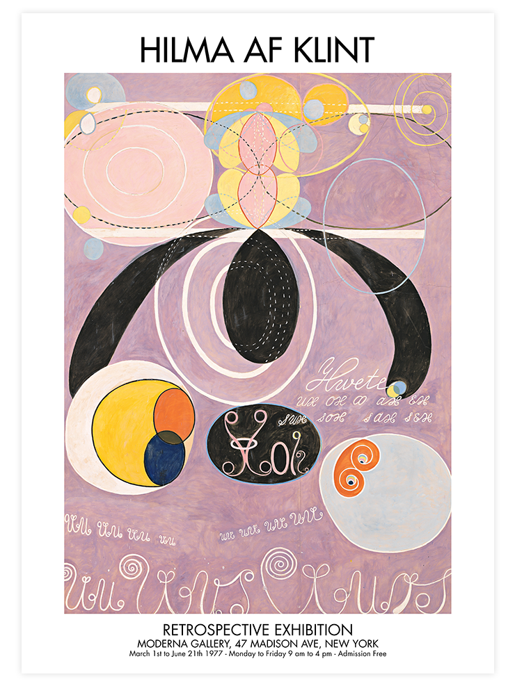 Hilma Af Klint Afiş N4 - Art Print Ürün ana görseli