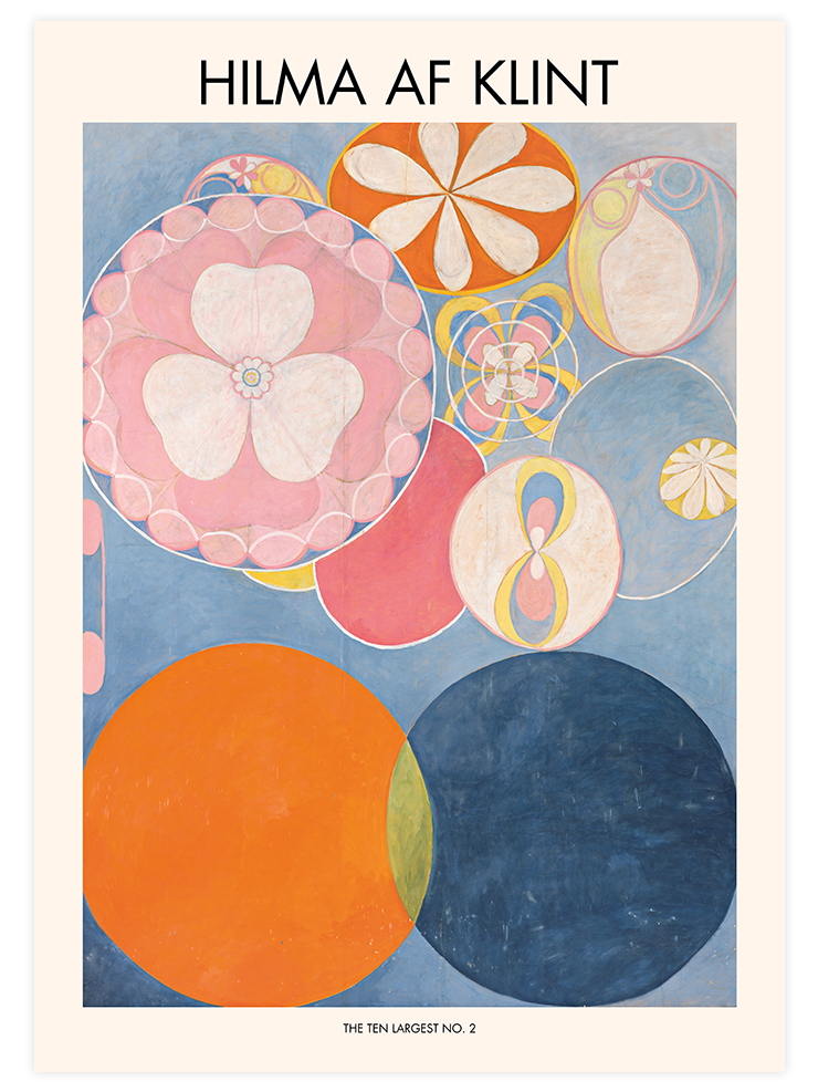 Hilma Af Klint The Ten Largest No2 - Art Print Ürün ana görseli
