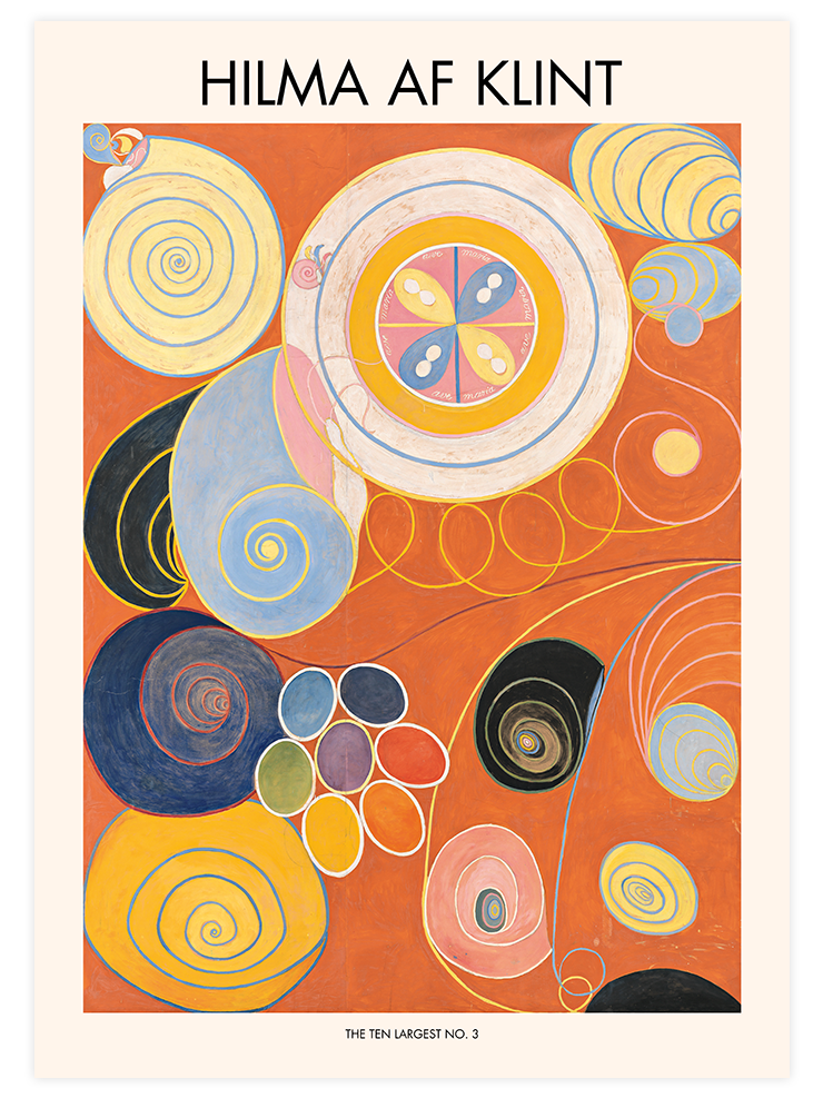 Hilma Af Klint The Ten Largest No3 - Art Print Ürün ana görseli