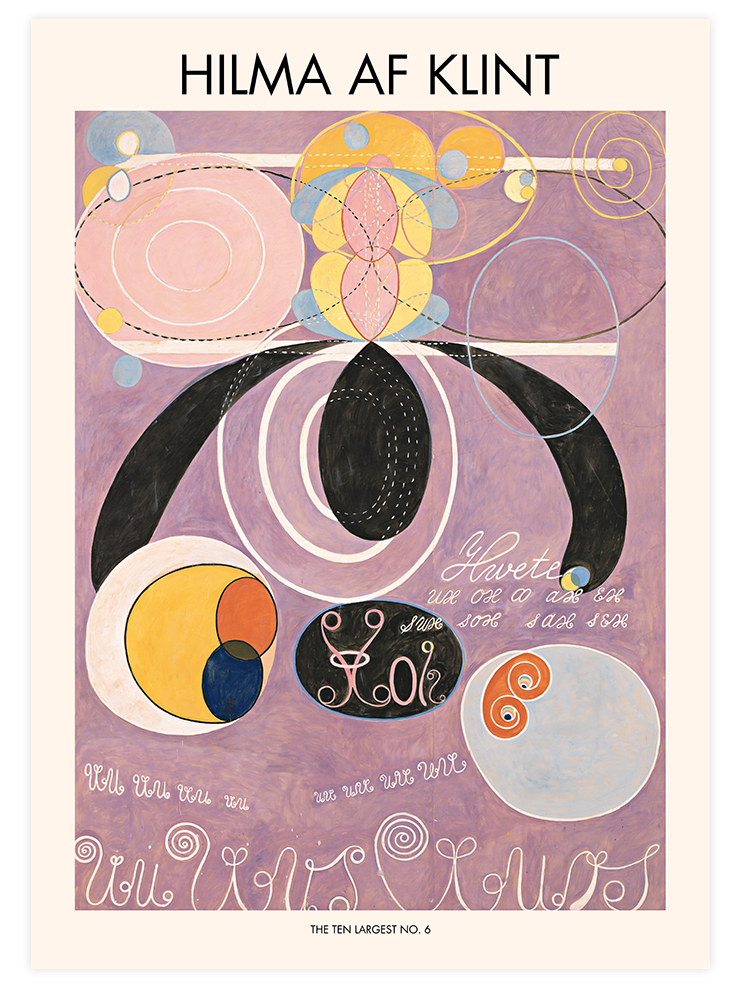 Hilma Af Klint The Ten Largest No6 - Art Print Ürün ana görseli