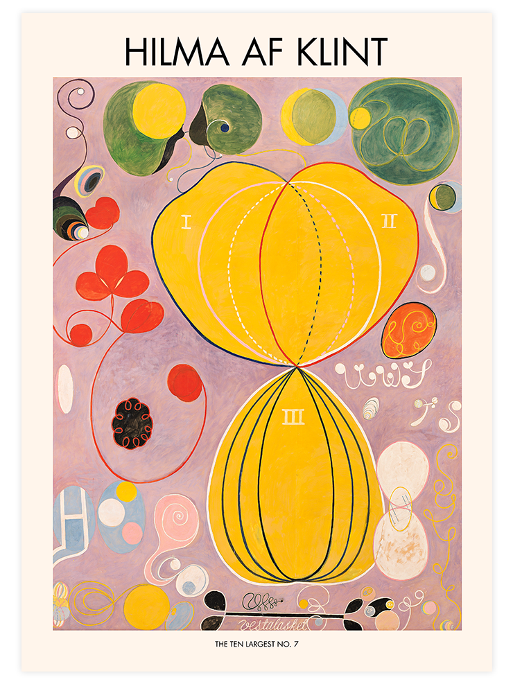Hilma Af Klint The Ten Largest No7 - Art Print Ürün ana görseli