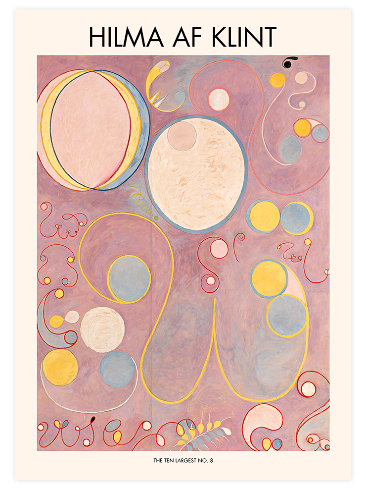 Hilma Af Klint The Ten Largest No8 - Art Print Ürün ana görseli
