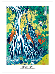 Hokusai Kirifuri Waterfall On Mount Kurokami - Fine Art Poster