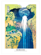 Hokusai The Amida Falls - Art Print