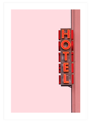 Hotel Poster - Giclée Baskı
