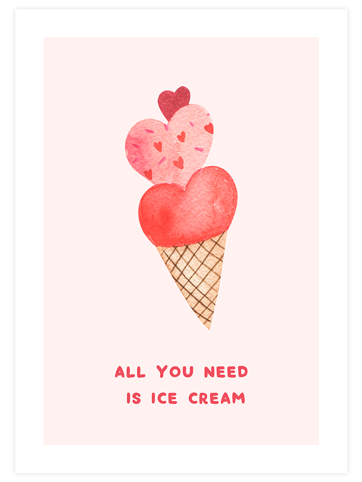 Ice Cream - Art Print