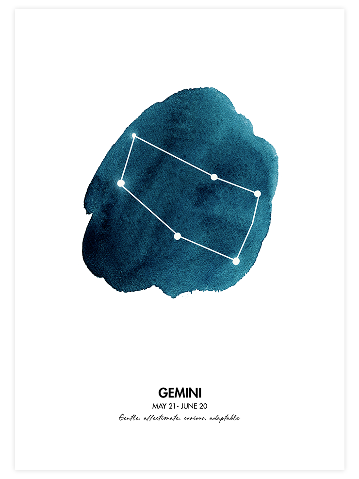 İkizler Burcu - Art Print Ürün ana görseli