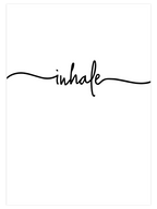 Inhale - Art Print