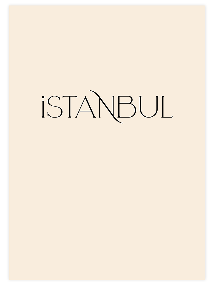 Istanbul With Style - Art Print  Poster