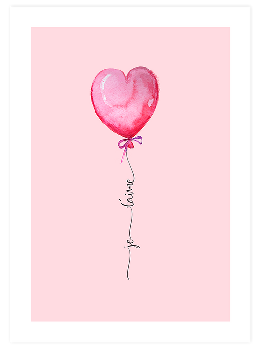 Je T'aime - Fine Art Poster