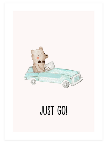 Just Go - Art Print