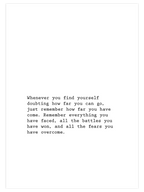 Just Remember - Art Print