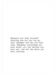 Just Remember - Fine Art Poster