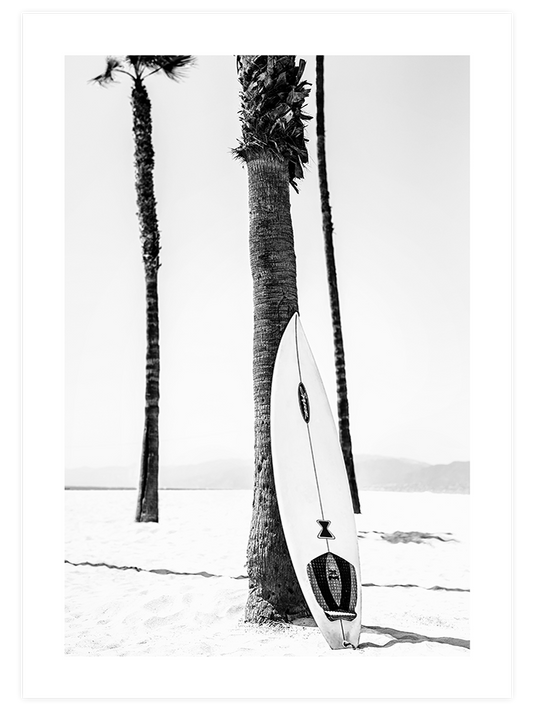 Just Surf Poster - Giclée Baskı