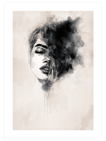 Kadın Portresi N1 - Art Print