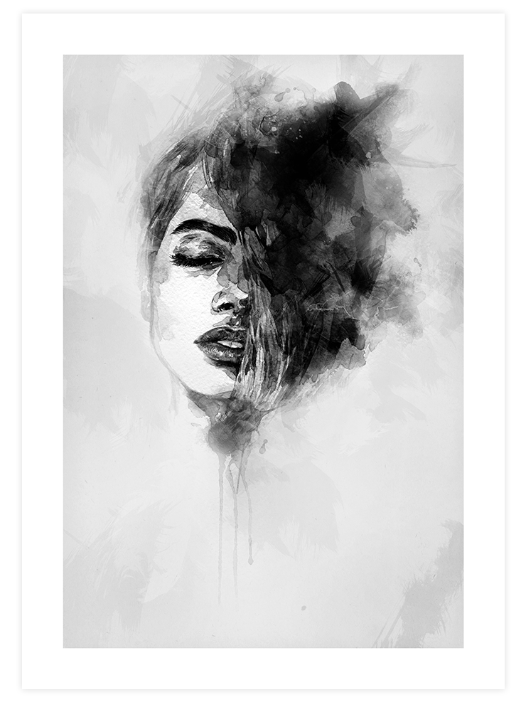 Kadın Portresi N2 - Art Print