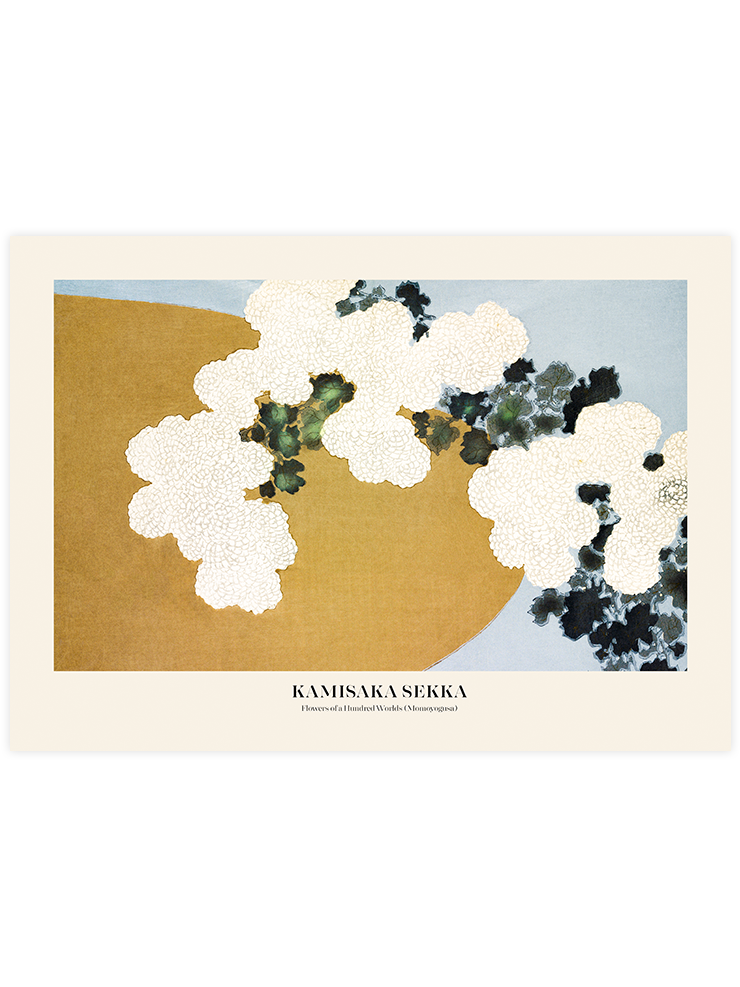 Kamisaka Sekka Flowers Of A Hundred Worlds - Art Print