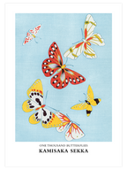 Kamisaka Sekka One Thousand Butterflies N2 - Art Print