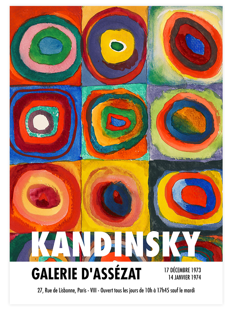 Kandinsky Afiş N6 - Art Print Ürün ana görseli