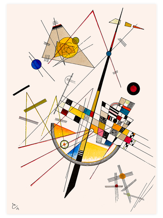Kandinsky Delicate Tension No.85 - Art Print