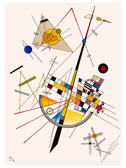 Kandinsky Delicate Tension No.85 - Fine Art Poster