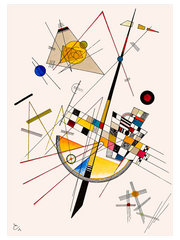 Kandinsky Delicate Tension No.85 Poster - Giclée Baskı