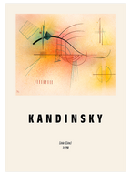 Kandinsky Line - Art Print