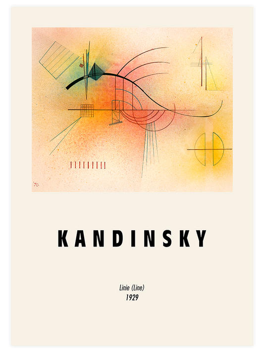 Kandinsky Line - Art Print