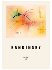 Kandinsky Line Poster - Giclée Baskı