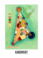 Kandinsky Variegation In The Triangle Poster - Giclée Baskı