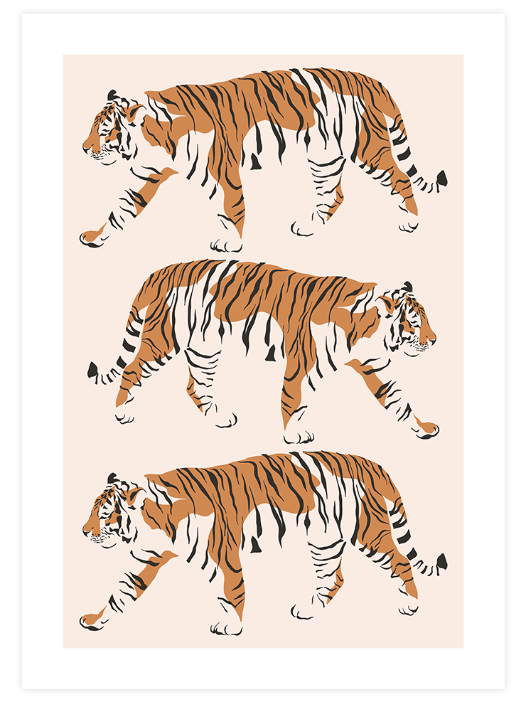 Kaplanlar - Art Print Ürün ana görseli