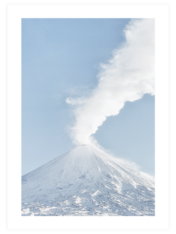 Karlı Dağ - Art Print