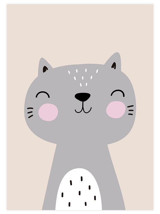 Kedi Resmi - Art Print