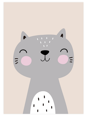Kedi Resmi - Art Print