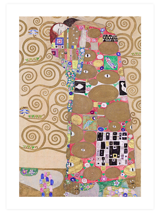 Gustav Klimt The Embrace - Art Print