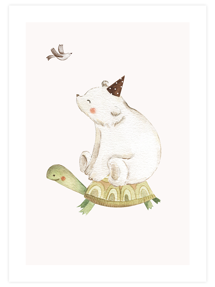 Küçük Ayı - Art Print Ürün ana görseli