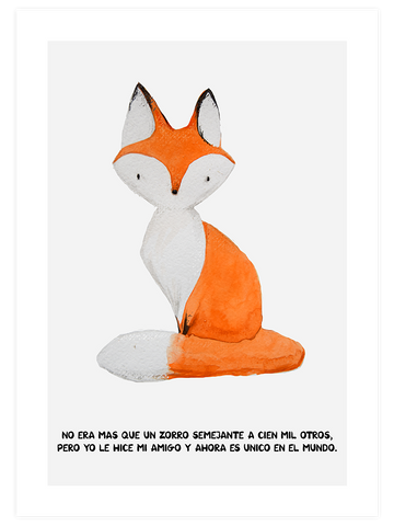 Küçük Prensin Tilkisi - Art Print