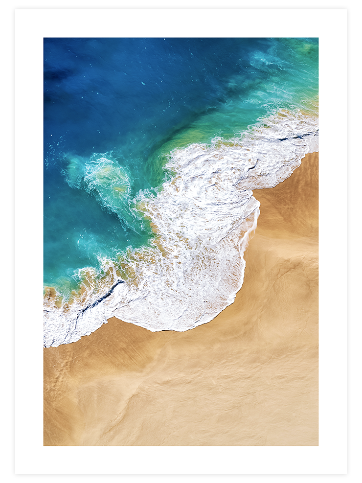 Kum Ve Deniz - Art Print Fotoğraflar Poster