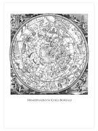 Güney Gökyüzü Haritası - Art Print